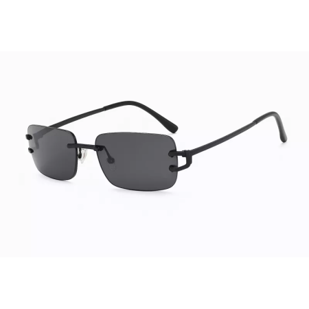 Zonnebril Unisex PBLIQ Randloos CLRS Zwart